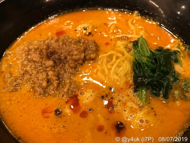 19:25_8.7旅の最後は夜の外食“ピリ辛肉味噌担担麺”ラー油で辛さUP！落ち着く外食。ガスト「辛いの大好きモヤさま4代目田中瞳アナ」16お誕生日おめでと☆YOSHIKI寄付1千万(標準側:i7P)