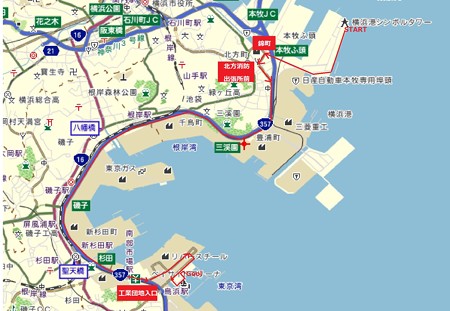NCNLオフin横浜(トレインルート)