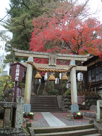 日枝神社鳥居@修善寺