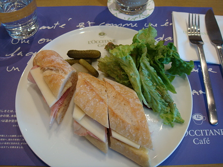 ジャンボンフロマージュ@L'OCCITANE CAFE