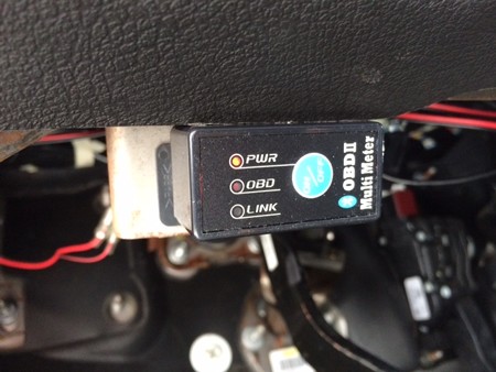 ODB2　セット（運転席下ODB2コネクター）