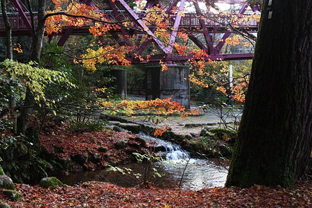 山中温泉　あやとり橋