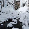 アシリベツの滝の氷瀑３