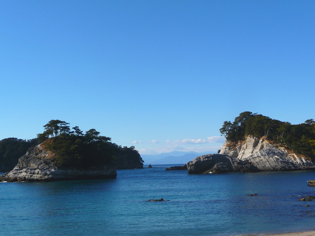 紺碧の海