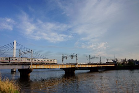 京成電鉄　中川橋梁