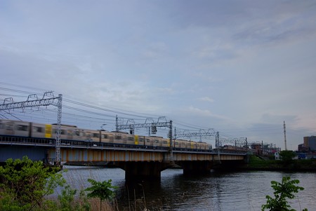京成電鉄　中川橋梁