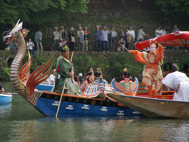 京都三船祭23 龍頭船の雅楽１ 照片共享頁面 攝影藏