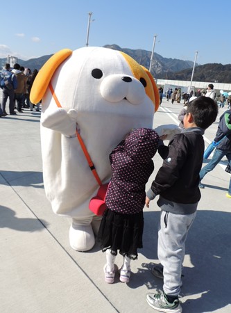 高速道路のキャラクター。