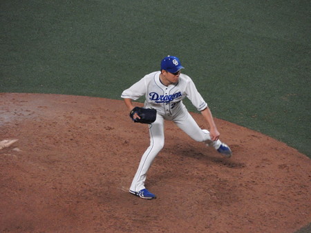 大野雄大投手。