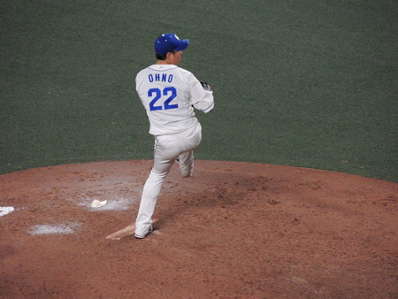 大野雄大投手。