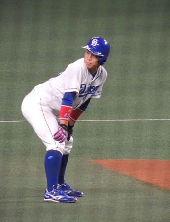 ビシエド選手の代走。