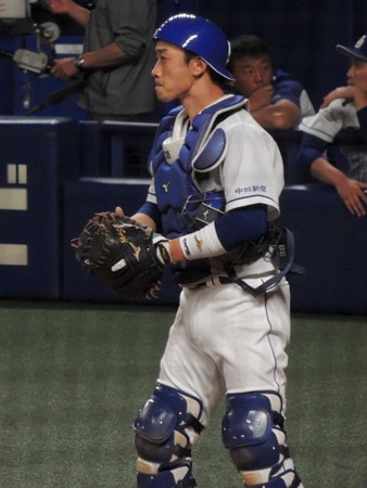 松井雅人捕手。