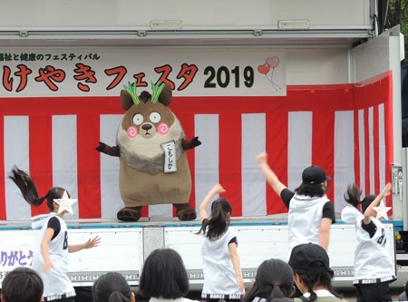 ステージひとり占め?