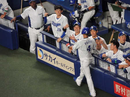 藤井淳志選手が生還。