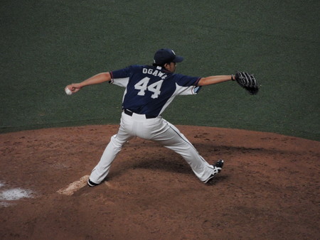 小川龍也投手。