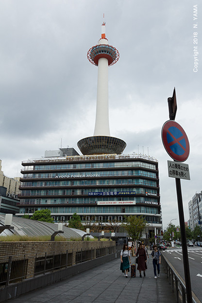 2018年9月7日、京都タワー