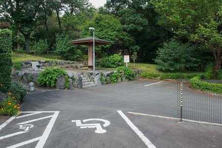 かがみ石公園の駐車場