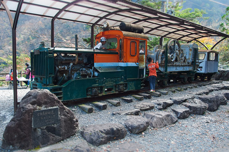 千頭森林鉄道のトロッコ列車