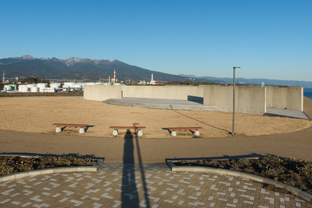 田子の浦みなと公園 夕日のステージ