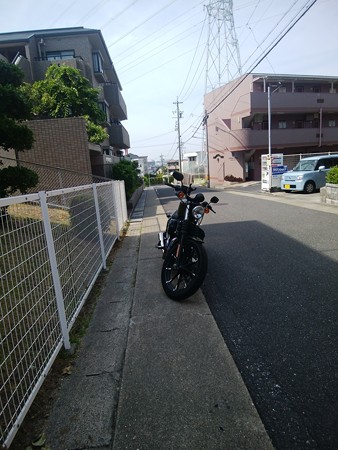 薄日刺す中