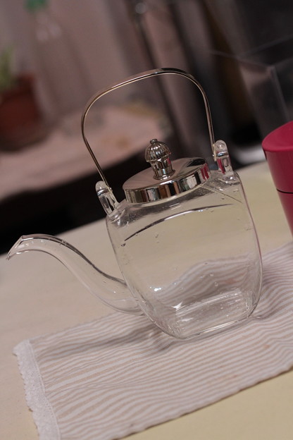 MARIAGE FRERES Cotton Club Hand-blown glass teapot