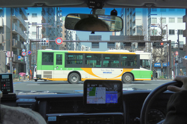 Photos: タクシーの車窓から…上富士前