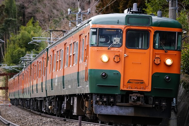 高崎115系定期運行最終日その3@上牧~後閑
