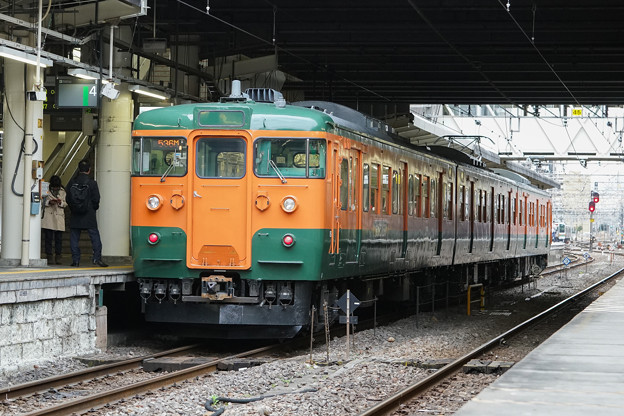 高崎115系T1022編成~定期運行最後の回送列車@高崎駅