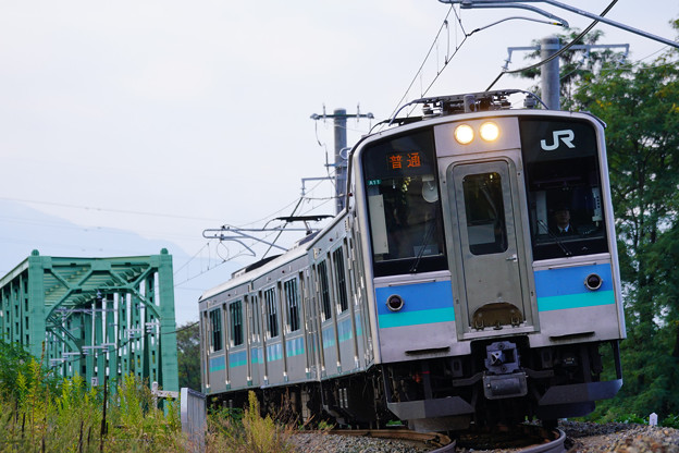 E127系@川中島~安茂里