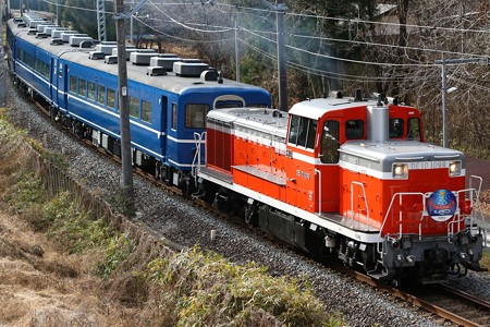 1レ DL大樹 DE10-1099+14系3B@新高徳~小佐越2