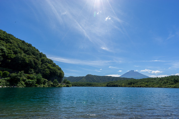 富士五湖巡り【西湖から見る富士】1