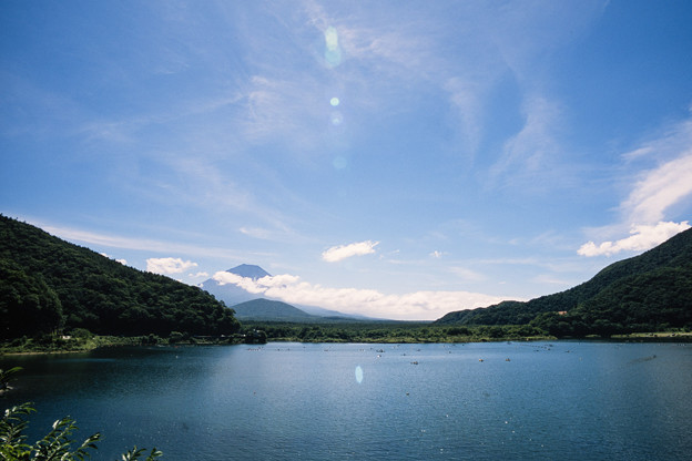 富士五湖巡り【精進湖から見る富士】1