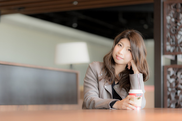 Photos: ホットコーヒー片手に休憩