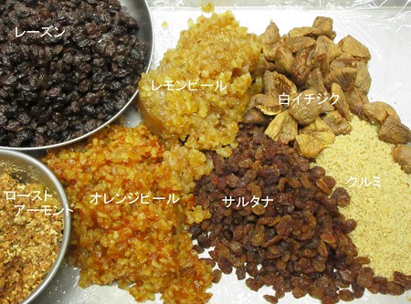 シュトーレン ドライフルーツ