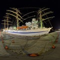 2016年4月30日　清水港日の出埠頭　日本丸 ライトアップ 360度パノラマ写真(2) HDR