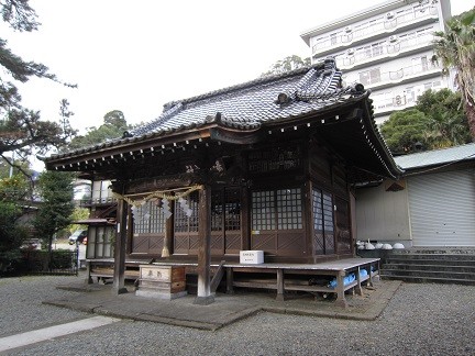 湯前神社の本堂
