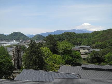 反射炉と富士山