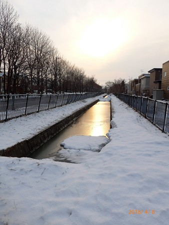 雪とせせらぎ