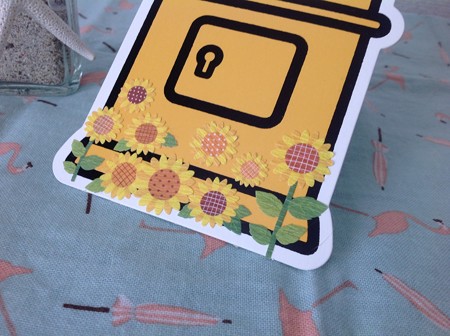 「ポスト型はがき2018(YELLOW)」でひまわり