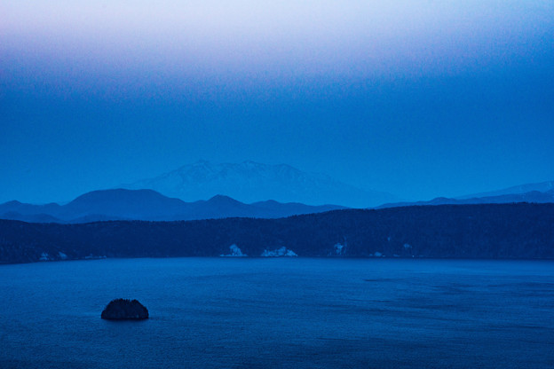 夜の摩周湖