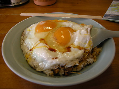 玉子焼き豚飯