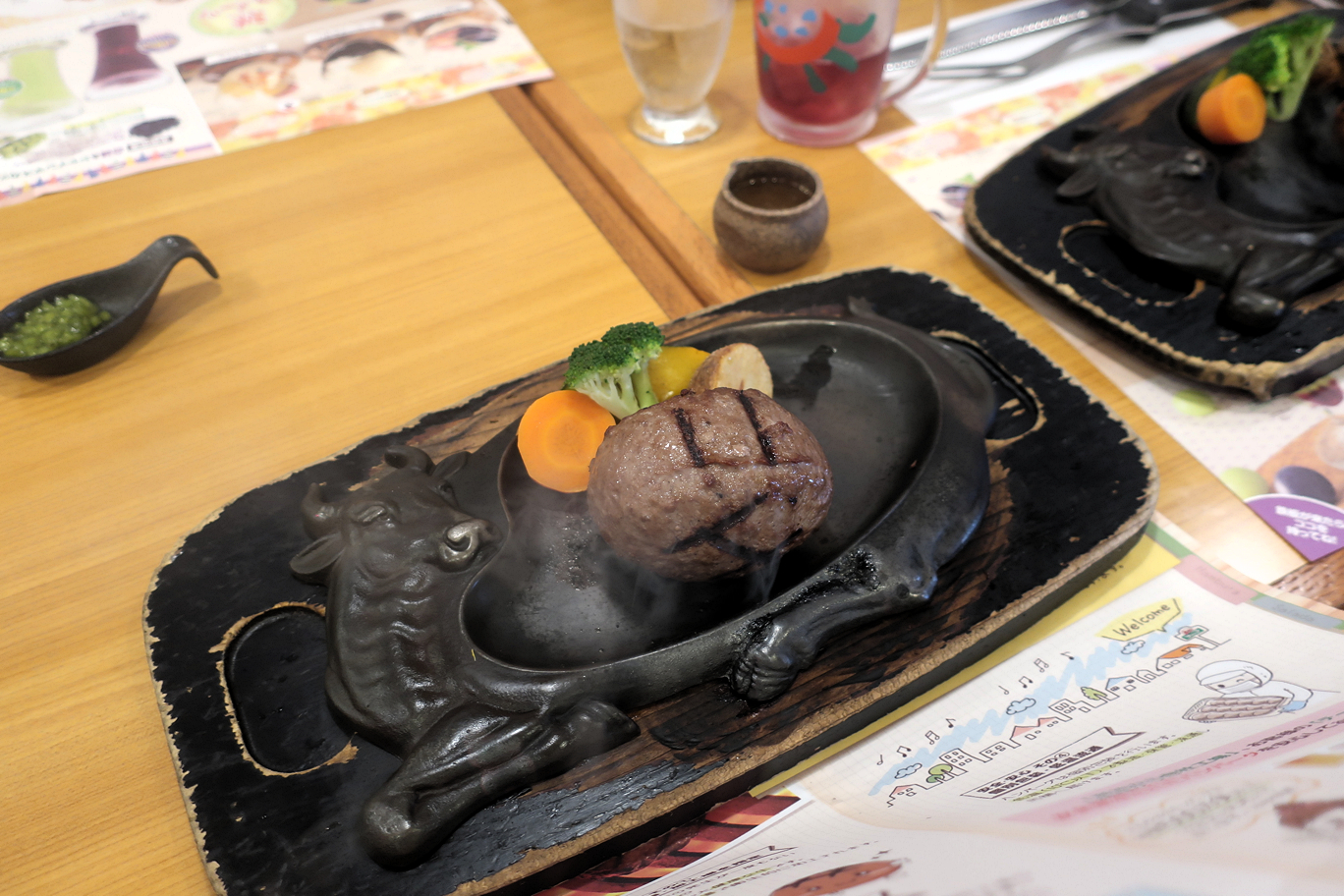 バーグ仕上げ前