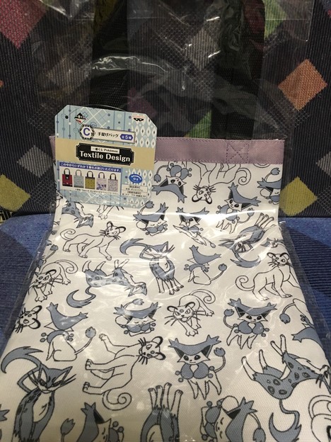 一番くじ Pokémon Textile Design C賞 手提げバッグ C賞 手提げバッグ（エネコロロ、ペルシアン、レパルダス）