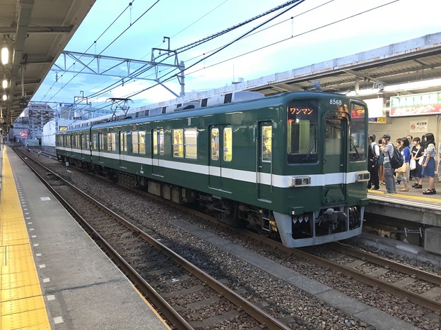 東武8000系 8568編成 リバイバルカラー 緑亀 曳舟駅