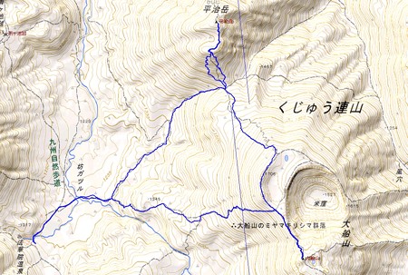 2018-11-13 大船山～平治岳