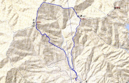 2019-01-19 毛無山～白馬山