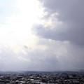 雪雲と青空
