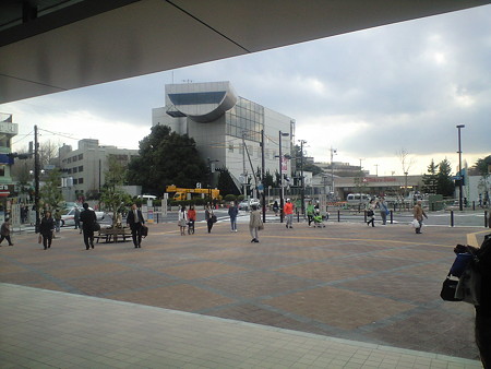 大岡山駅前広場 全景