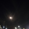 Photos: 月夜の飛行機雲