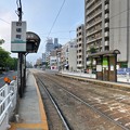 広島電鉄 皆実線 的場町電停 広島市南区的場町1丁目 比治山通り 2018年6月24日